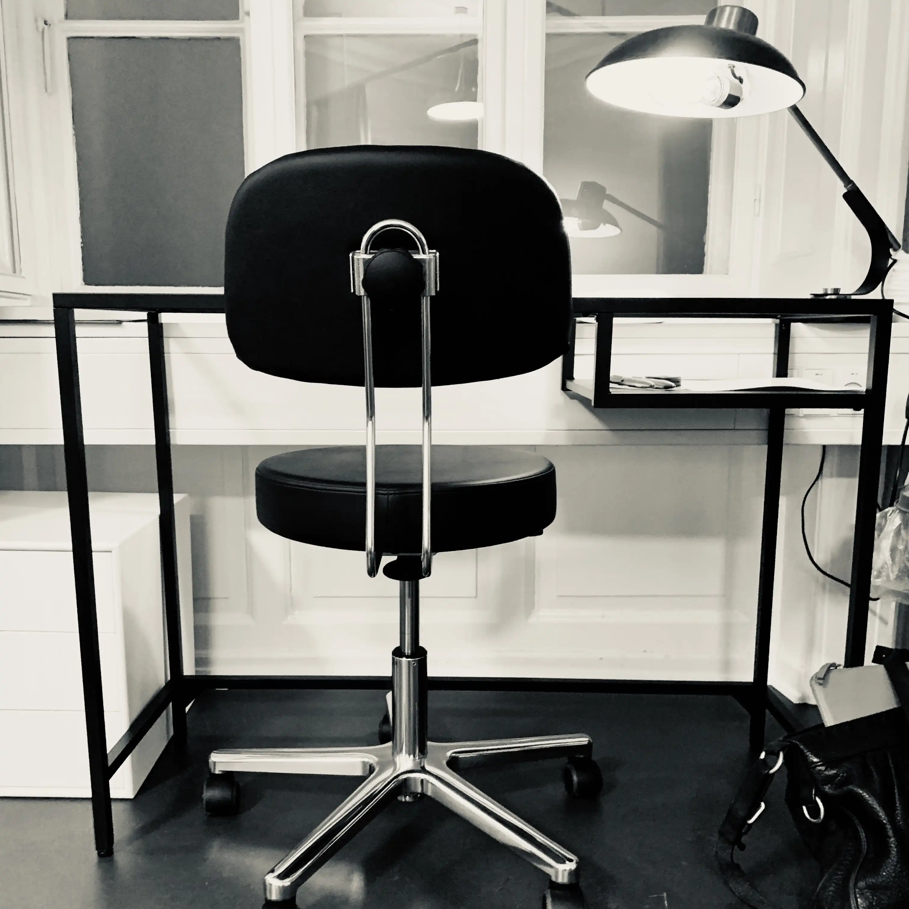 Arbejdsskammel til klinik