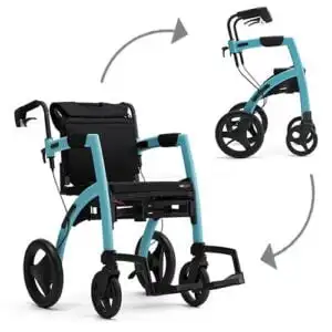 Rollz Motion Rollator og Transportstol i ét