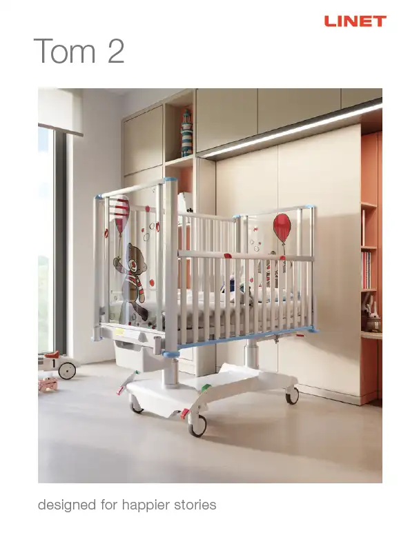 TOM 2 børneseng til hospital og pleje