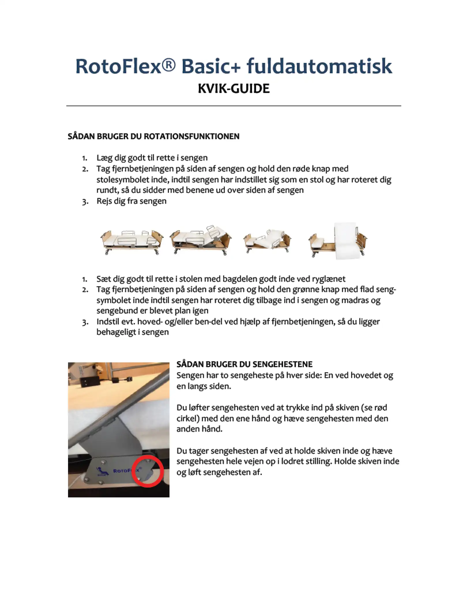 Kvikguide RotoFlex Drejeseng