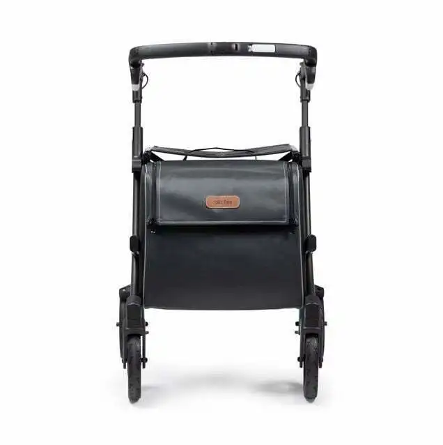 Rollz Flex² Indkøbsrollator med taske - Matt Black Rollz Flex² Indkøbsrollator med taske - Matt Black