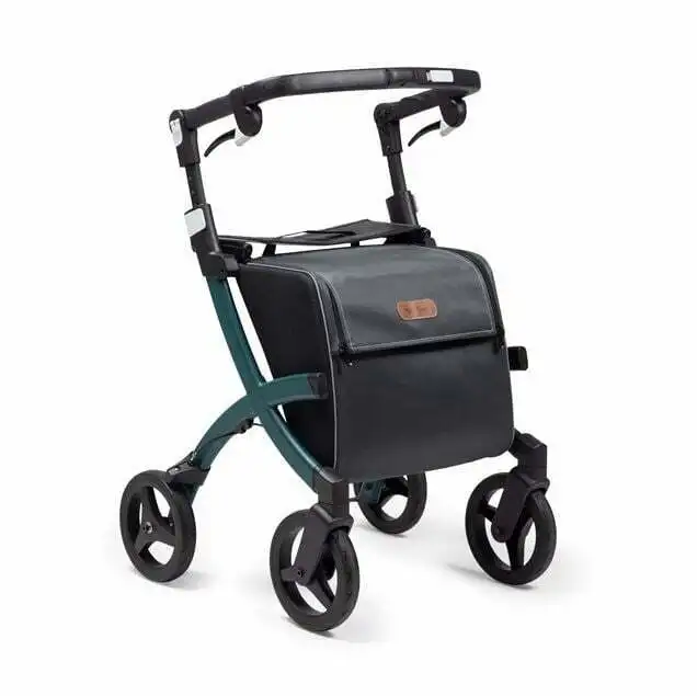 Rollz Flex² Indkøbsrollator med taske - Jungle Green Rollz Flex² Indkøbsrollator med taske - Jungle Green