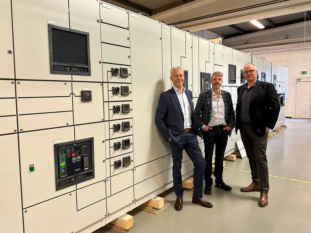 Titech Electric A/S direktion: Jesper Steenstrup - kommerciel direktør, Ulrik Juul - administrerende direktør, Tom Henriksen - driftsdirektør