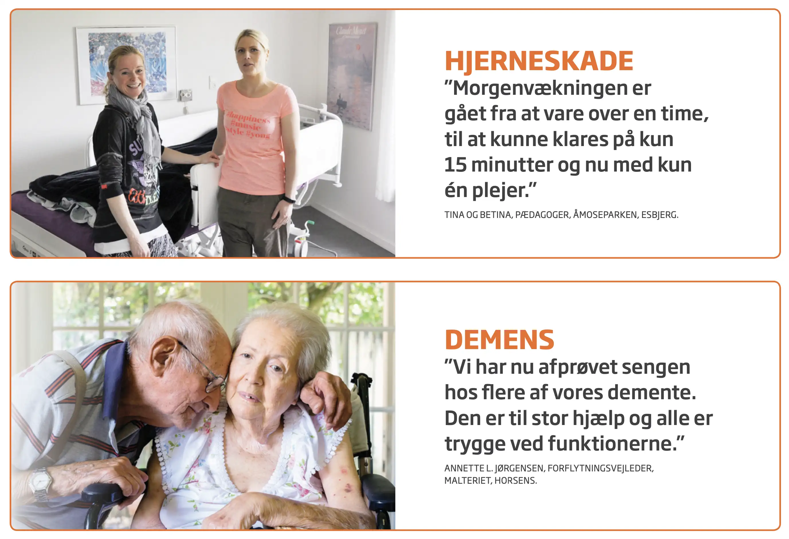 Det siger kunderne om den innovative plejeseng OPUS 5 Care