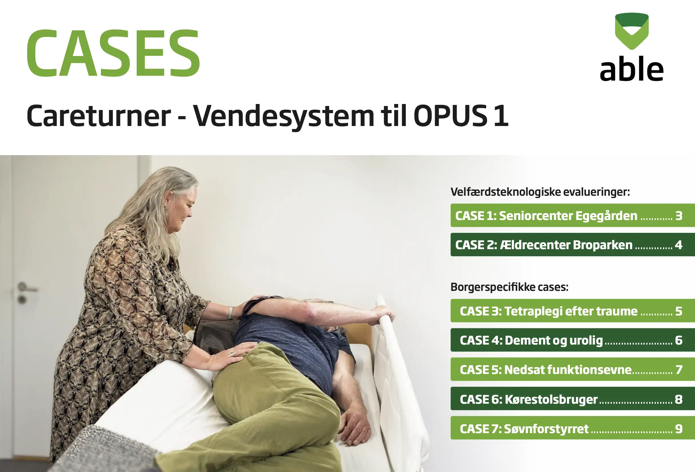 Caretuner vendesystem cases, der dokumenterer effekten